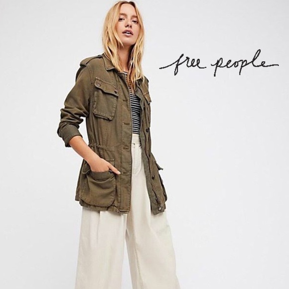 Free People Jackets & Blazers - SOLD Free People Not Your Brothers Surplus Jacket